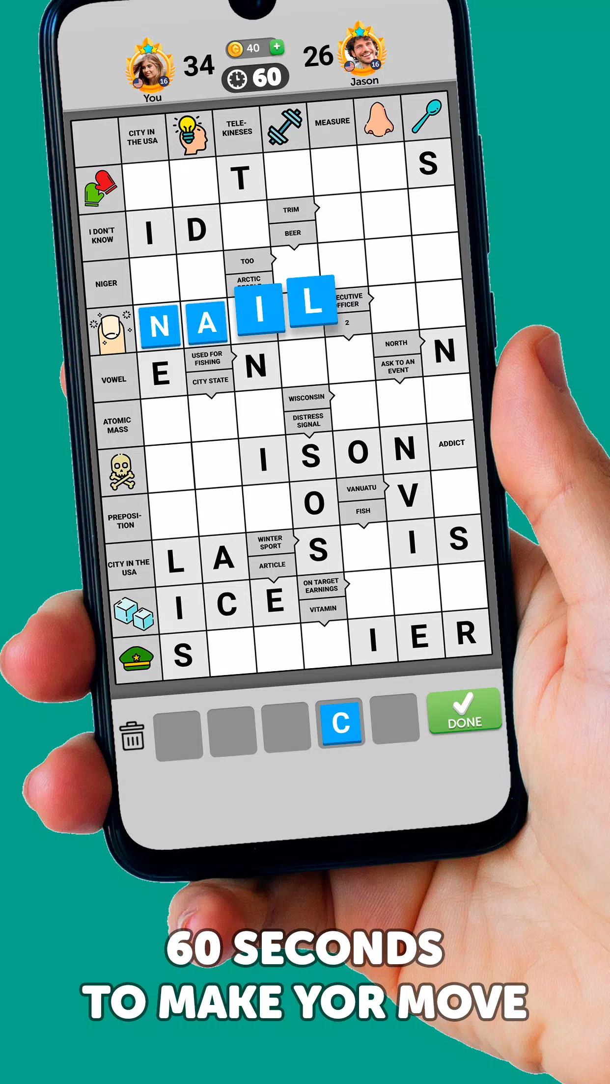 Wordgrams - Crossword & Puzzle 스크린샷 0