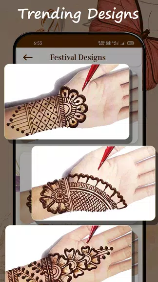 Mehndi Design Easy Simple Captura de pantalla 0