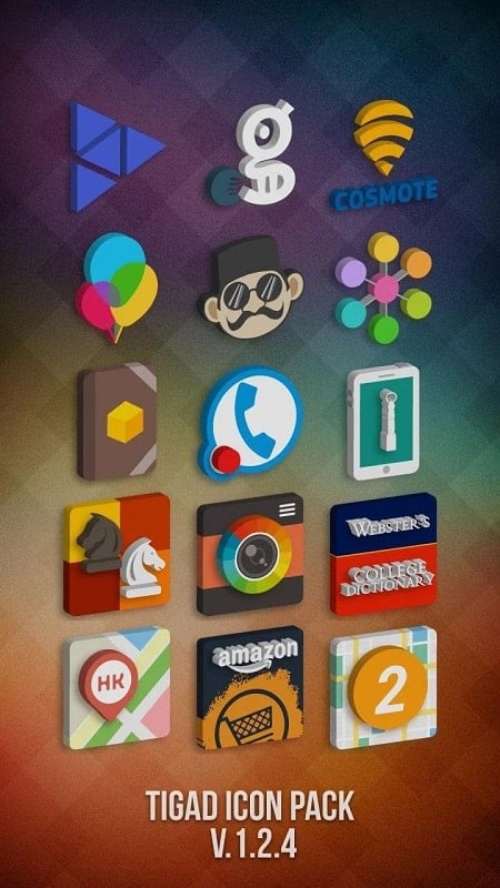 Tigad Pro Icon Pack ภาพหน้าจอ 1