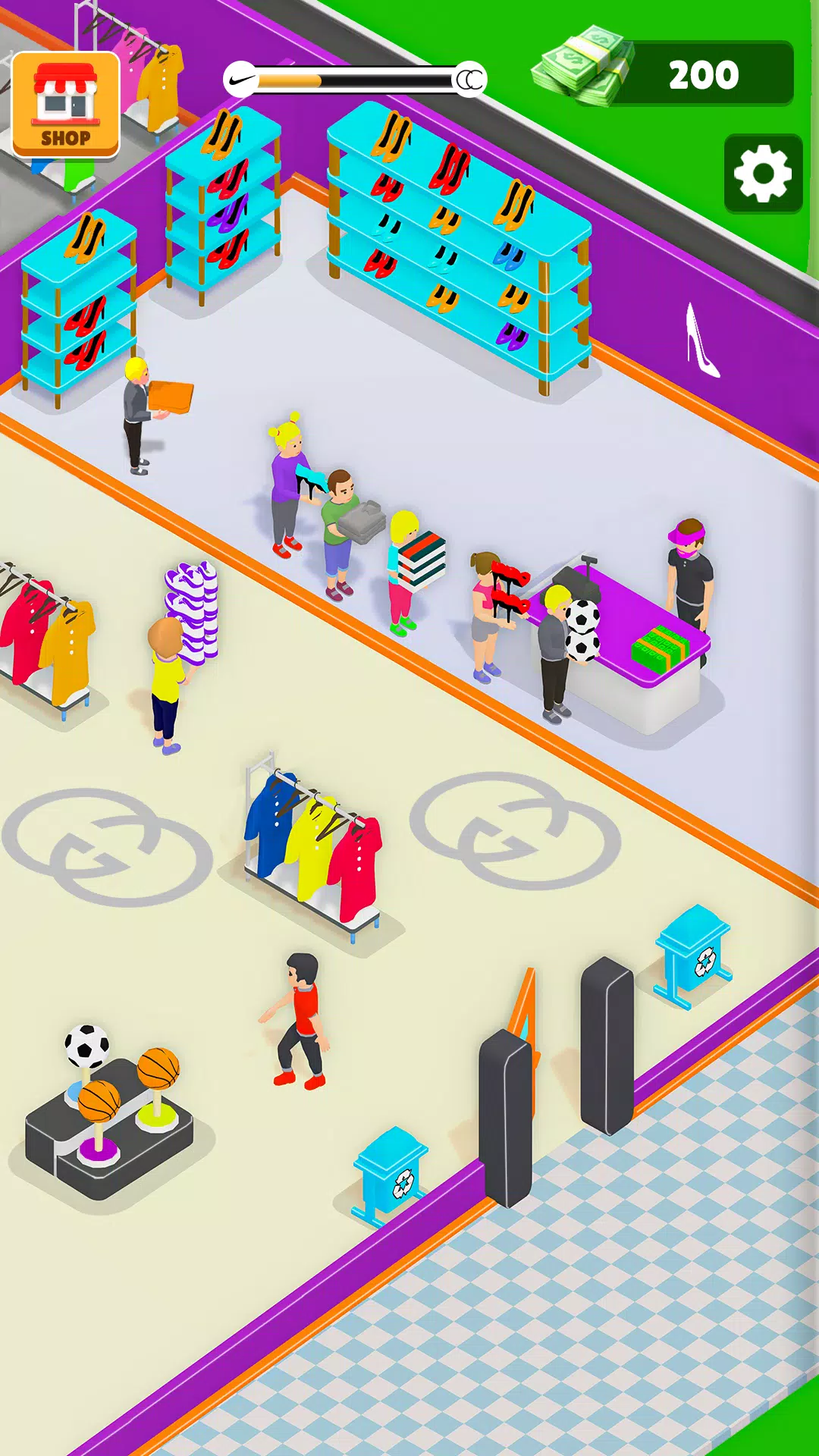 Outlet Store 3d – Tycoon Game ภาพหน้าจอ 3