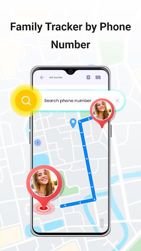 GPS Tracker - Phone Locator स्क्रीनशॉट 1