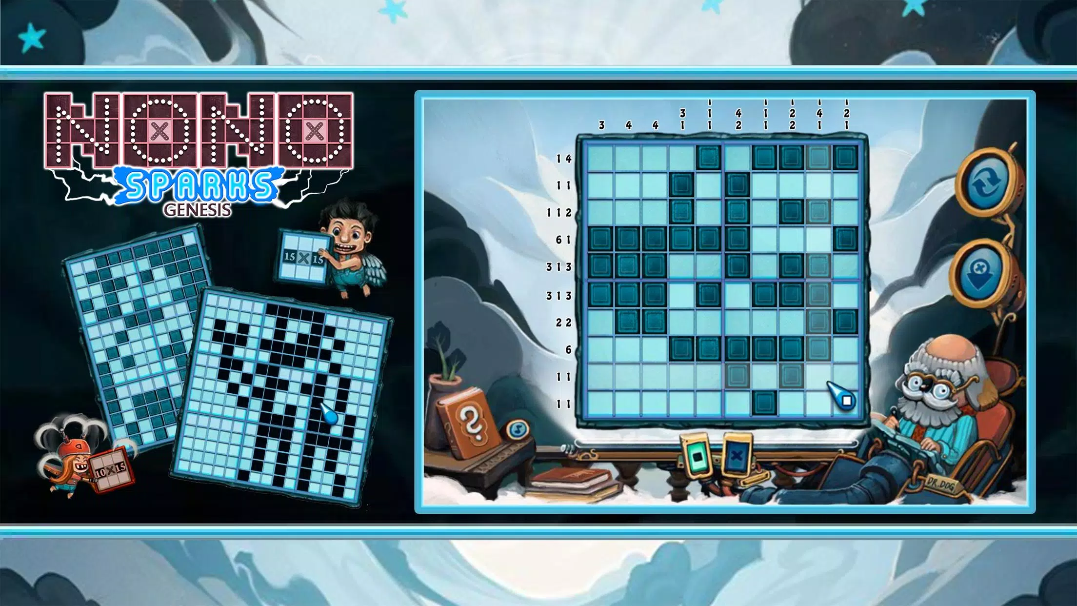 NoNoSparks: Genesis - Picross Скриншот 1