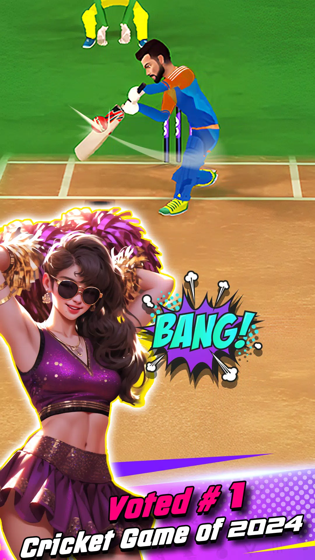 King Of Cricket Games ภาพหน้าจอ 1