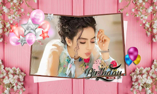 Birthday Photo Frame Greetings Zrzut ekranu 2