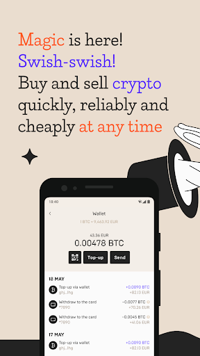 Mercuryo Bitcoin Cryptowallet應用截圖第2張