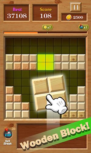 Block Puzzle Wood 1010 : Free Скриншот 1