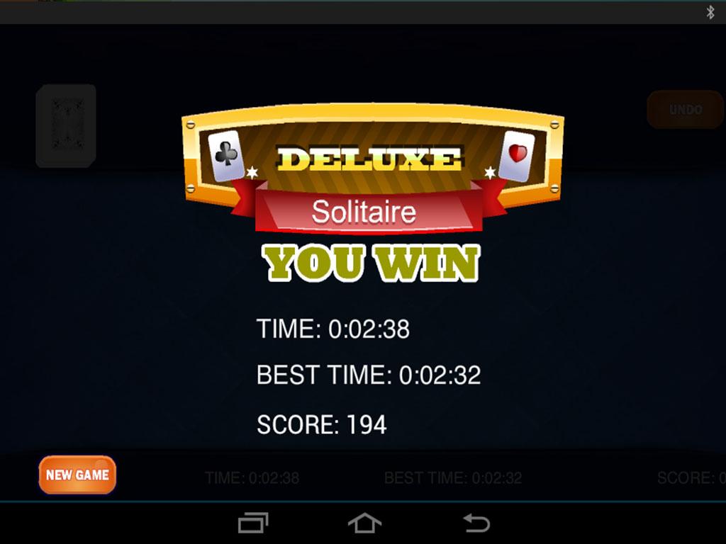 Deluxe Solitaire Screenshot 2