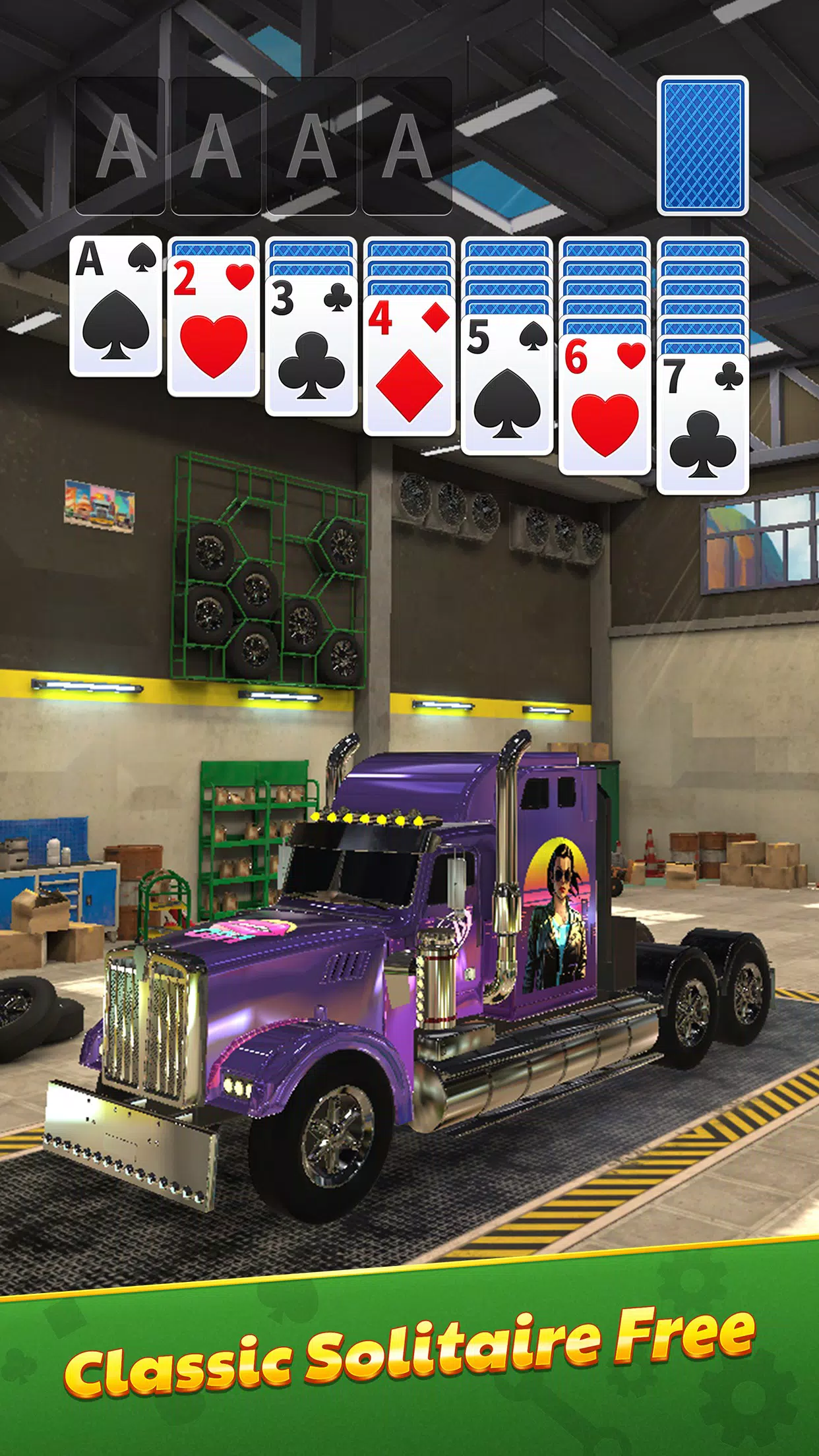 Solitaire Truck Captura de pantalla 3