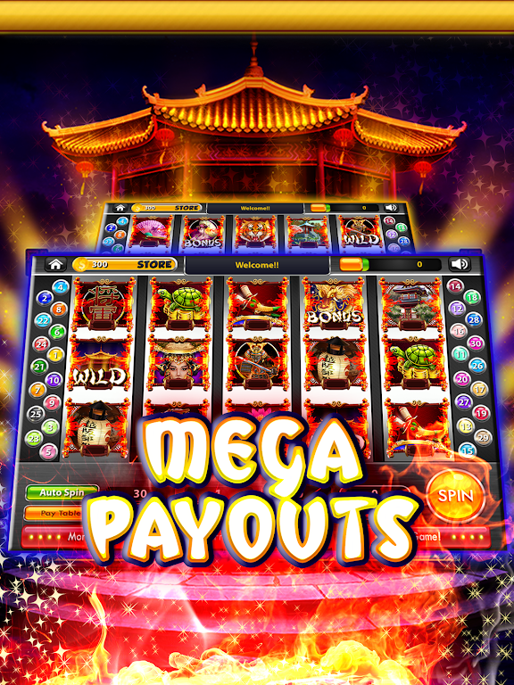 Blazing Samurai Slots – Free スクリーンショット 2