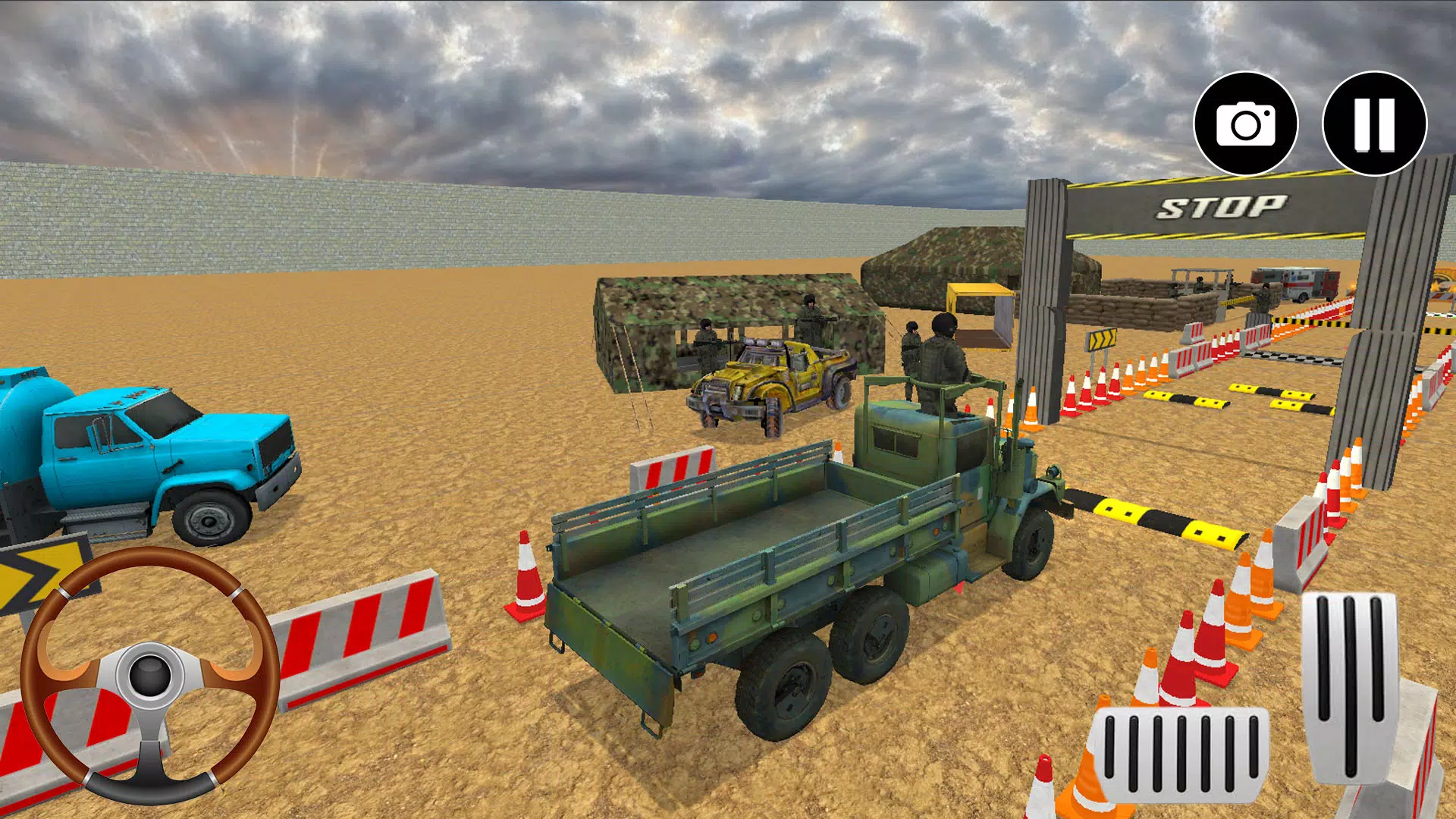 Army Truck Game Simulator 3D Скриншот 1