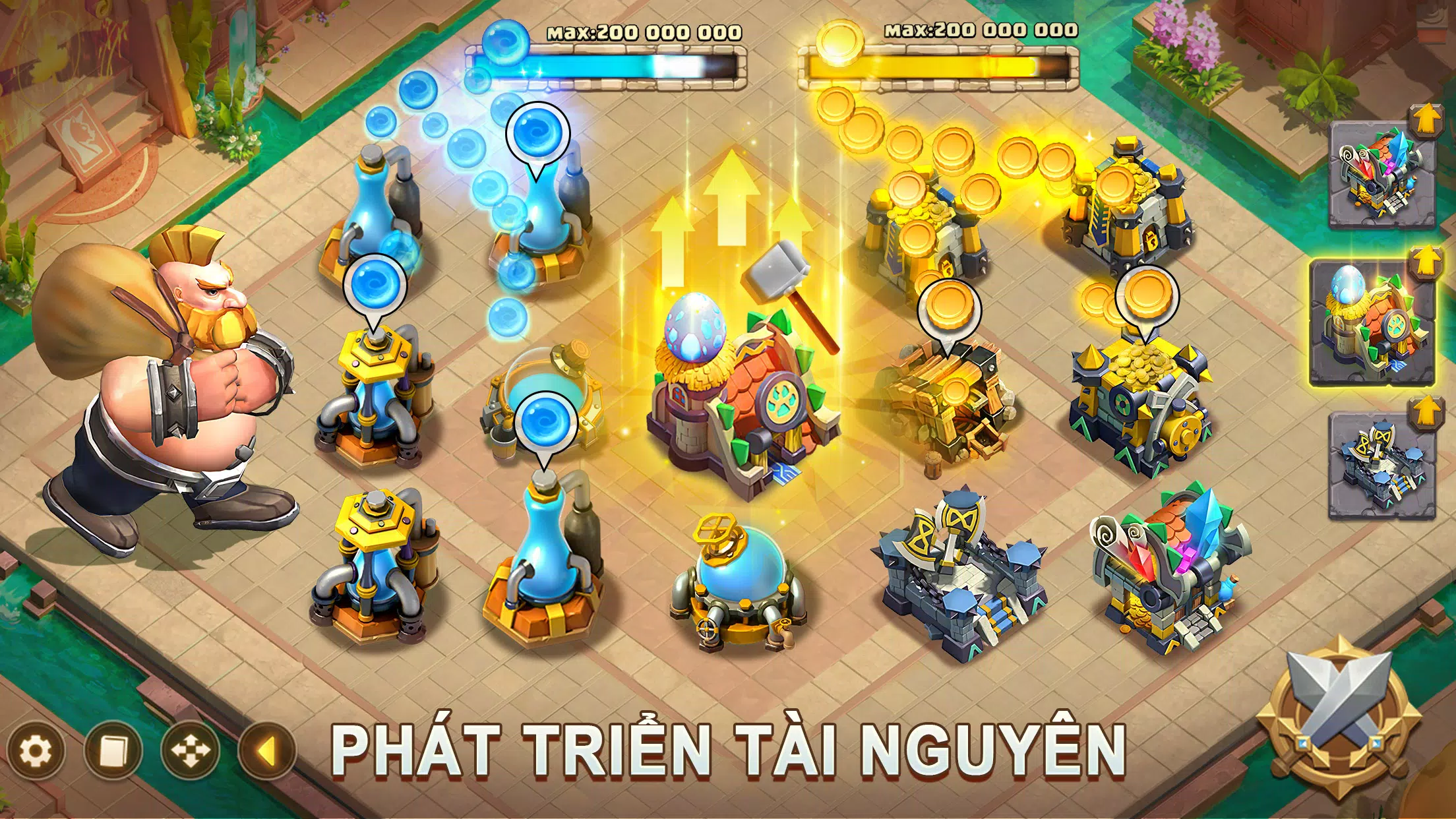 CastleClash:Quyết Chiến-Gamota Скриншот 1