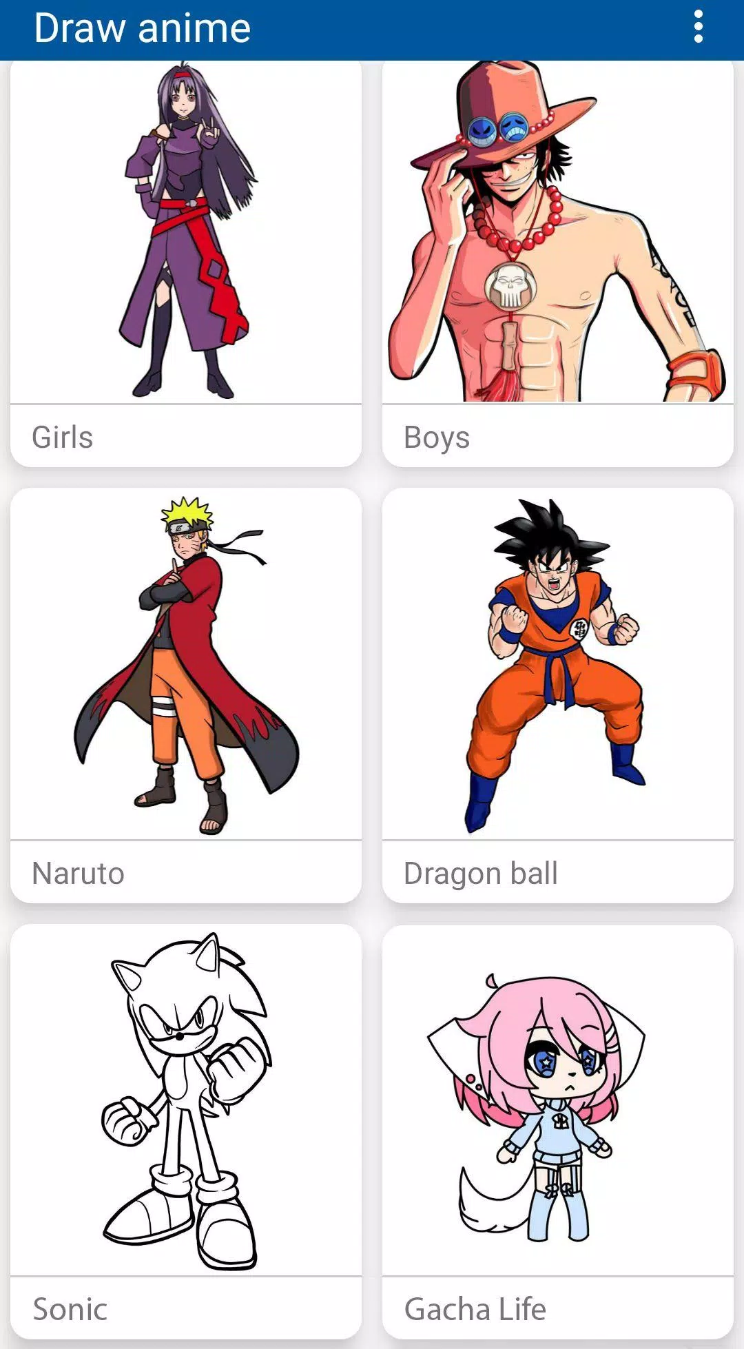 How to Draw Anime 스크린샷 0