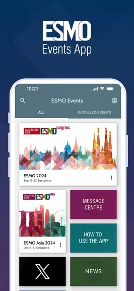 ESMO Events 스크린샷 0