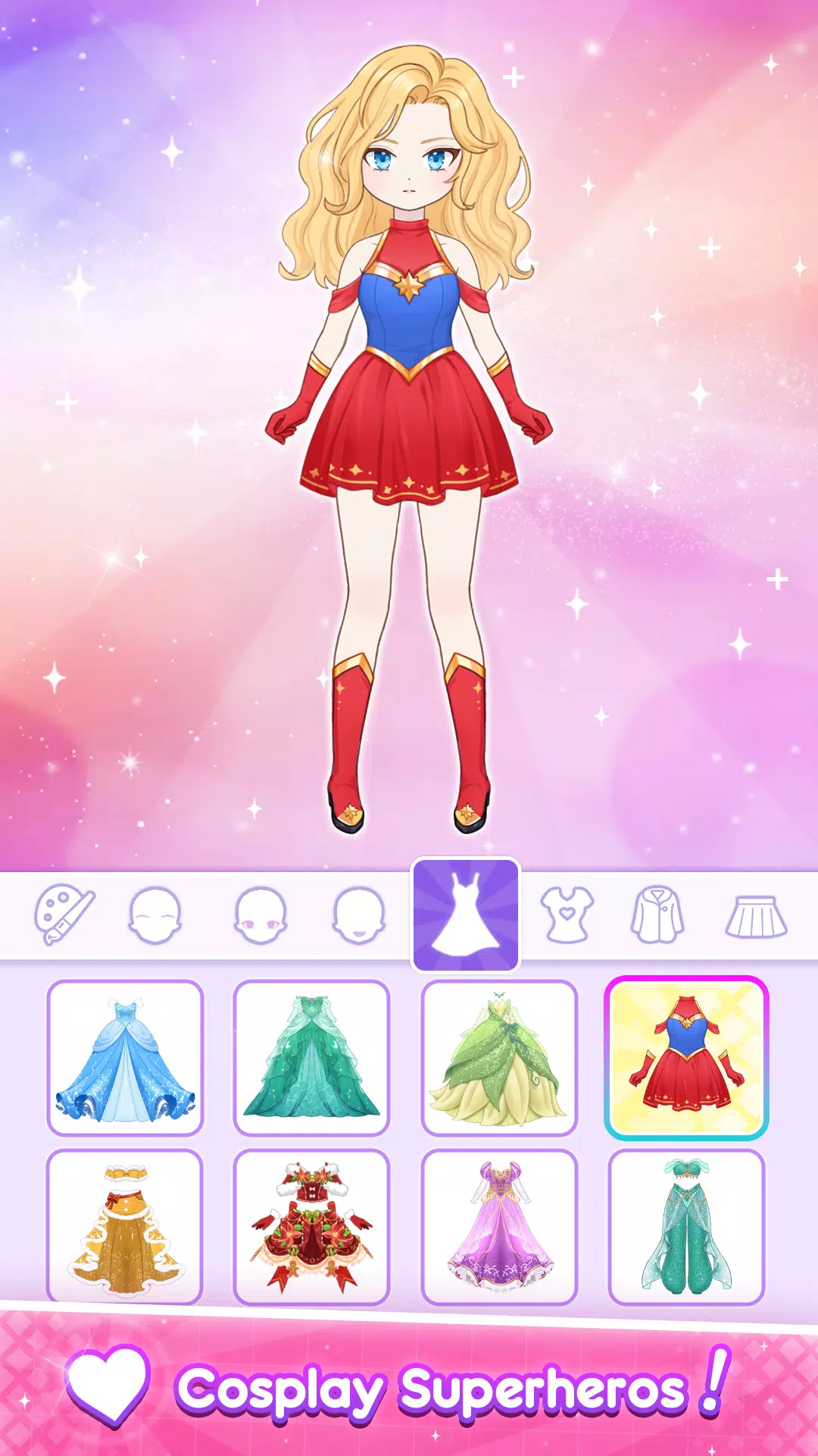 Anime Dress Up - Doll Dress Up Schermafbeelding 0