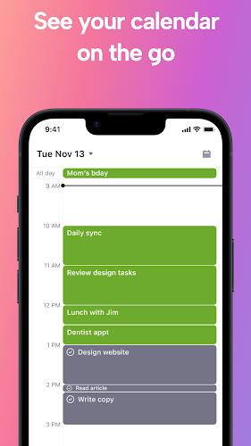 Motion: Tasks and Scheduling Screenshot 2