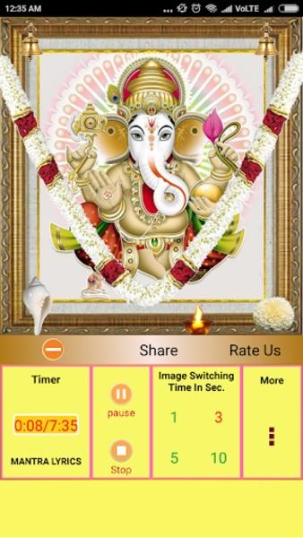 Powerful Ganesh Mantra Captura de tela 1