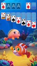 Solitaire Fish Klondike Card Captura de tela 0