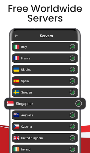 Singapore VPN - Unlimited Fast应用截图第2张