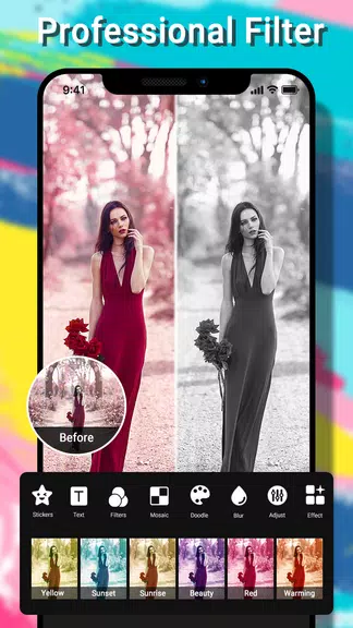 Photo Editor:Pic Collage Maker ภาพหน้าจอ 1