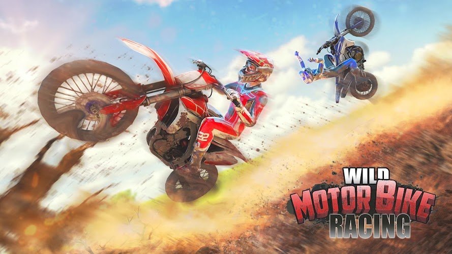 Wild Motor Bike Offroad Racing Скриншот 0