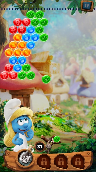 Smurfs Bubble Story Captura de tela 3