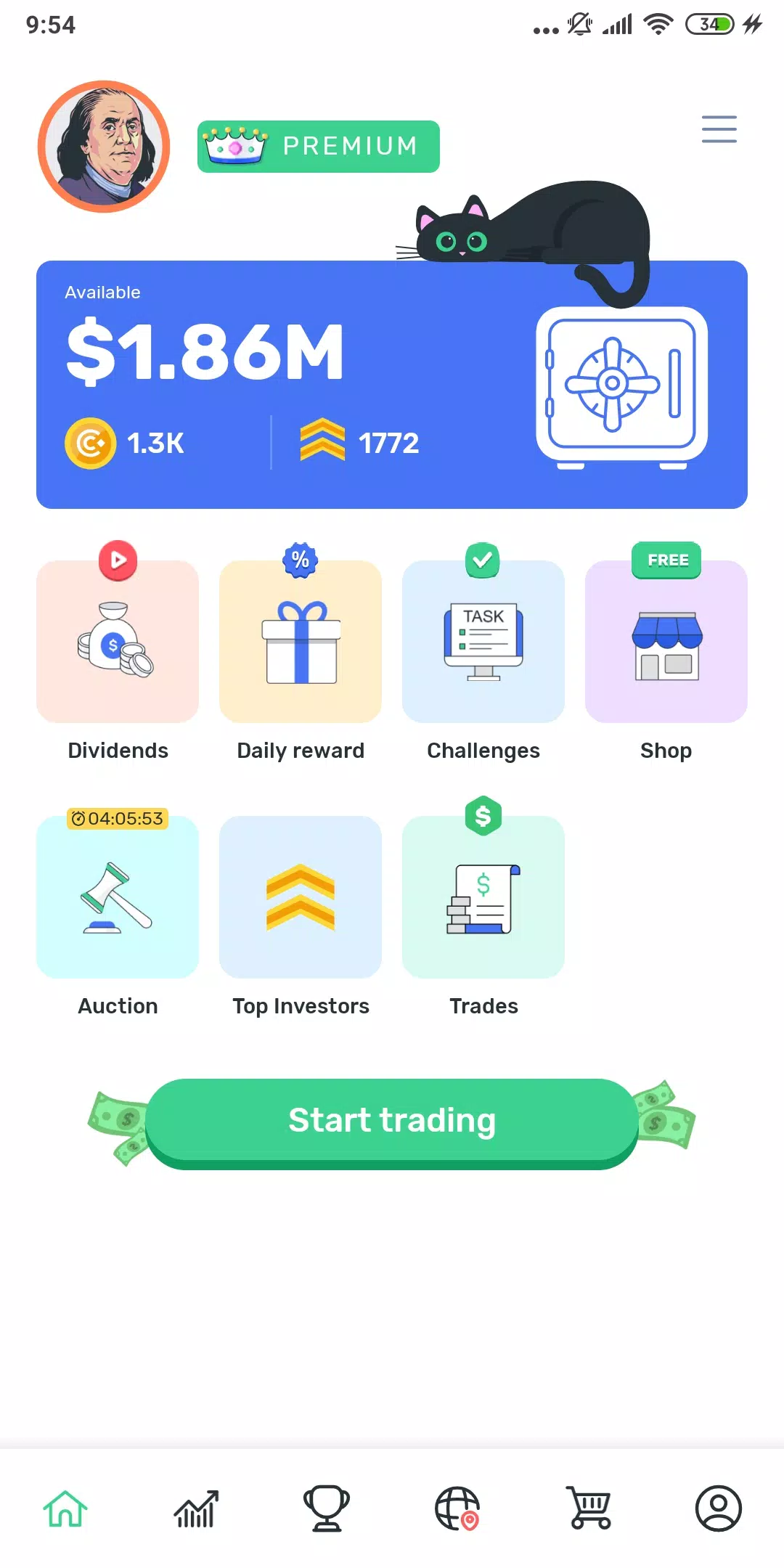 Cryptomania —Trading Simulator スクリーンショット 0