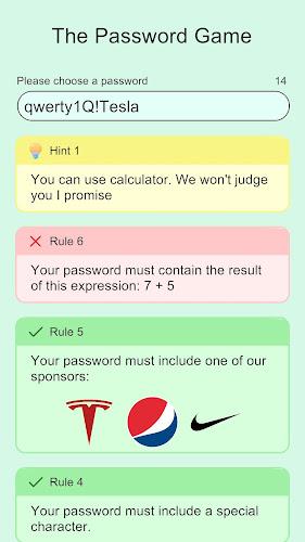 The Password Game Screenshot 2