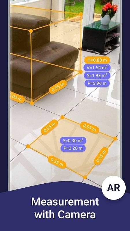 AR Ruler App Ảnh chụp màn hình 3