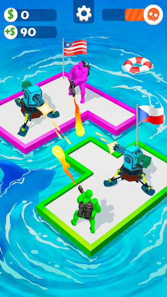 War of Rafts: Seeschlacht Screenshot 3