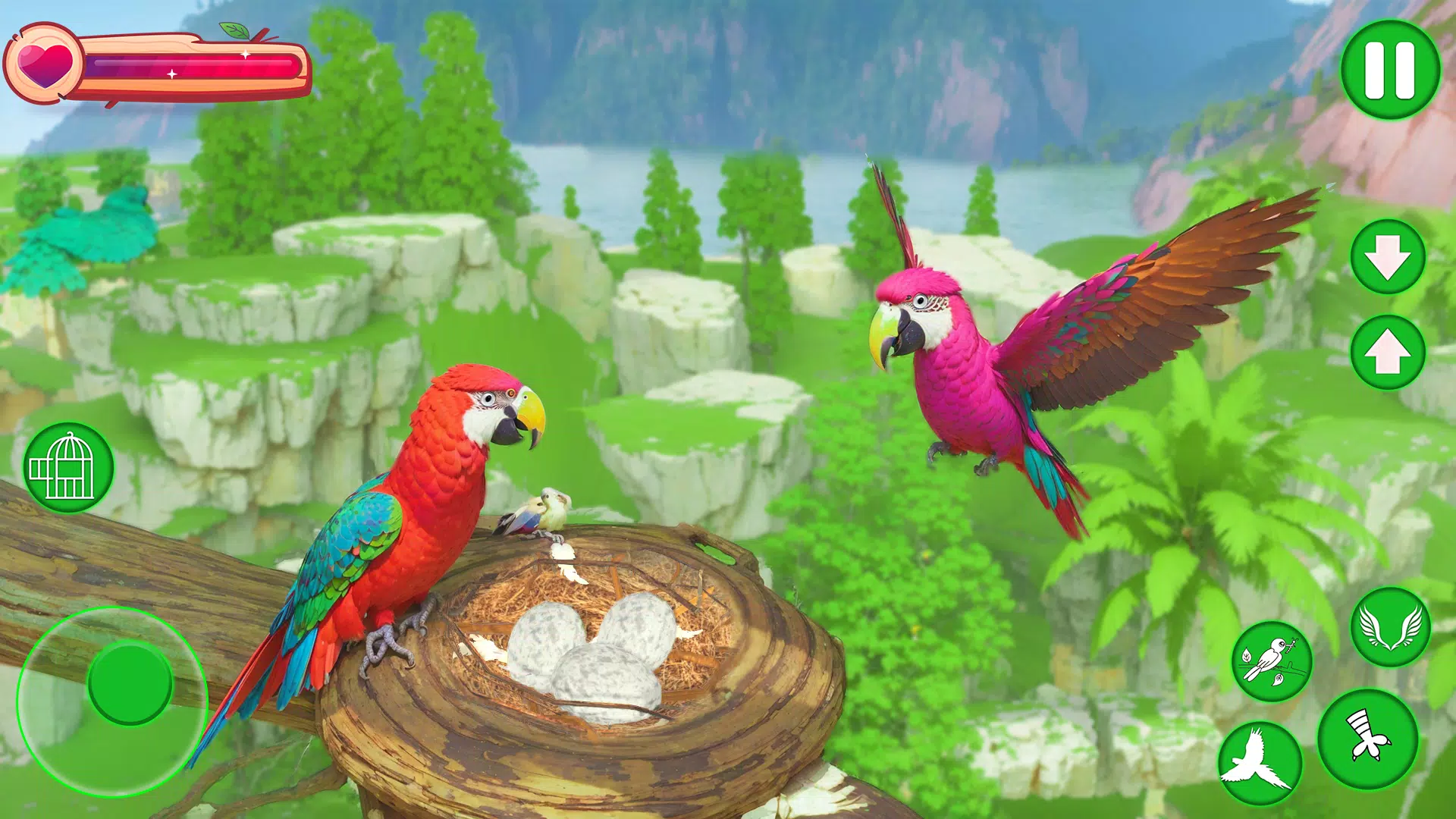 Parrot Bird Simulator Game ภาพหน้าจอ 2