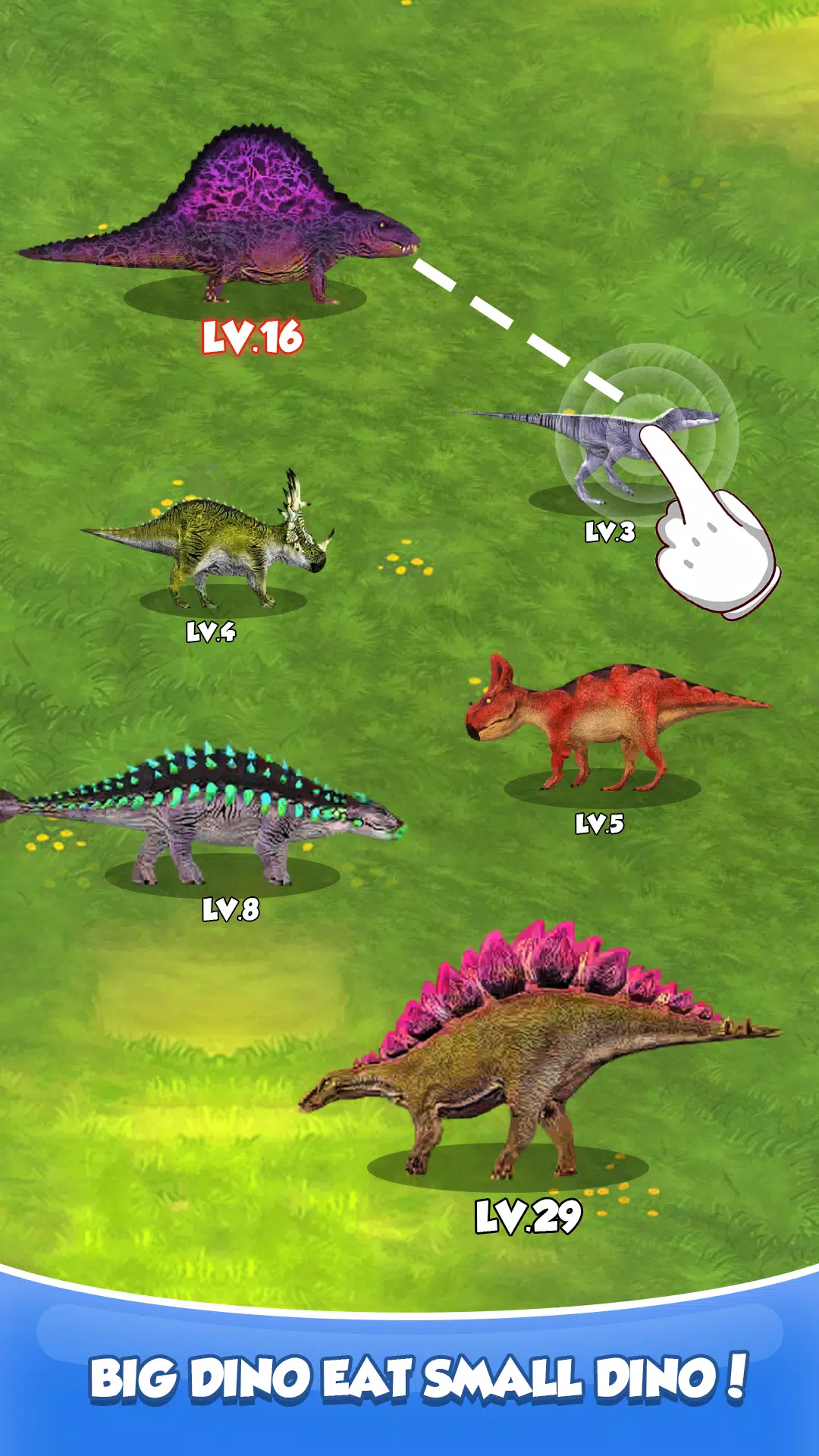 Merge Dino: Survival Monster Ảnh chụp màn hình 1