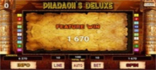 Pharaoh`s Deluxe Slot 스크린샷 2