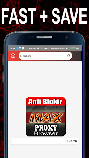 MAX-Proxy Browser Anti Blokir ภาพหน้าจอ 0
