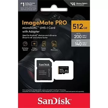 Nintendo Switch için 512GB SANDISK MICRO SDXC Kartı - Sadece 21.53 $