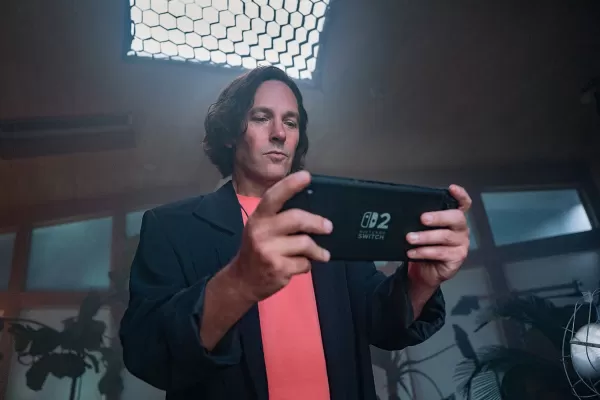 Пол Радд волнует поклонников ностальгическим поклоном 90 -х годов SNES AD для Nintendo Switch 2