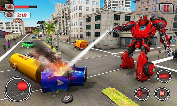 Fire Truck Games: Robot Games Скриншот 2