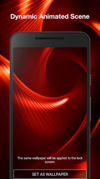 Red Live Wallpaper Schermafbeelding 1