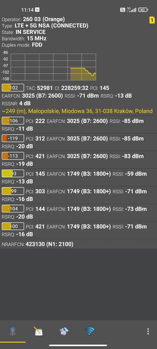 Netmonitor: 5G, Cell & WiFi Zrzut ekranu 0