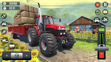 Super Tractor Farming Games Capture d'écran 2