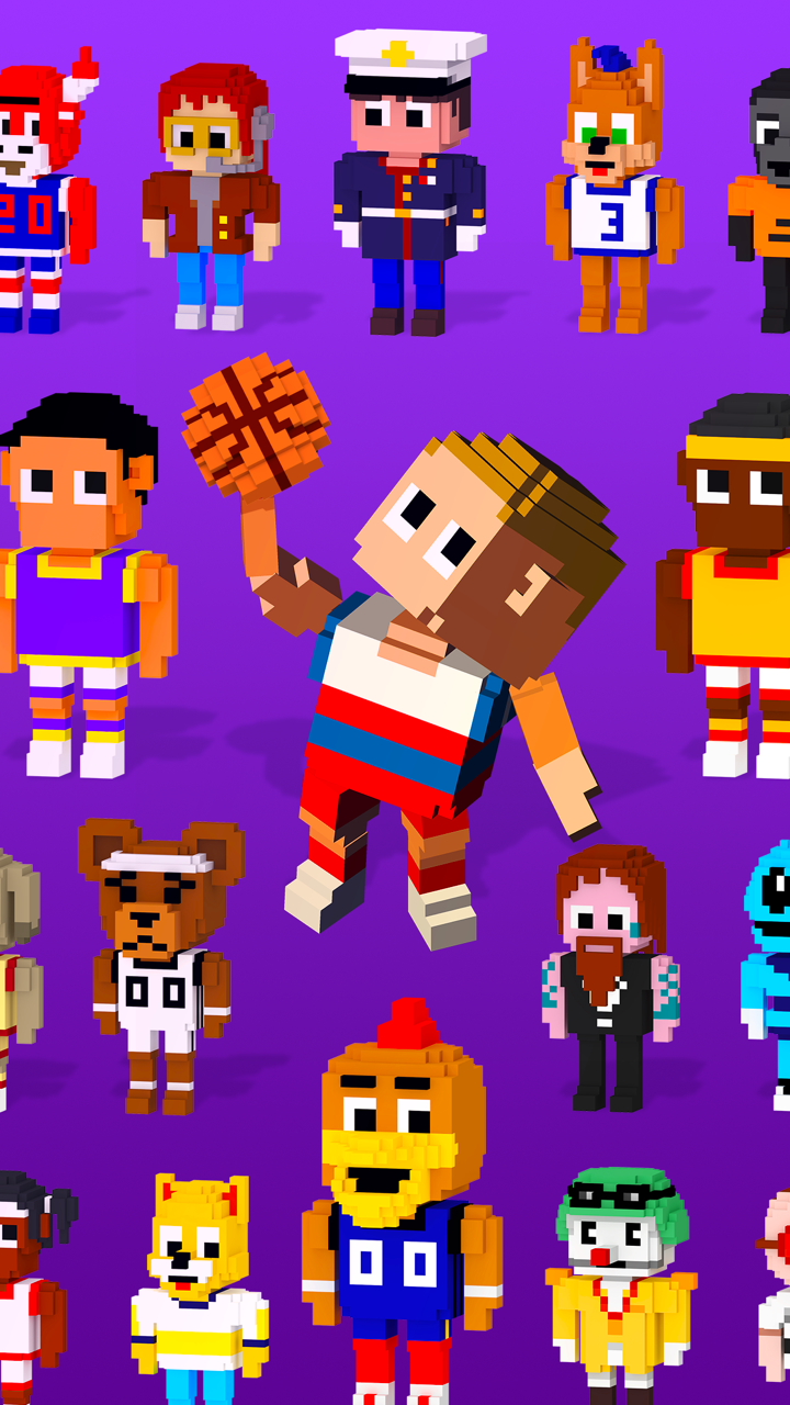 Blocky Basketball FreeStyle Ảnh chụp màn hình 3