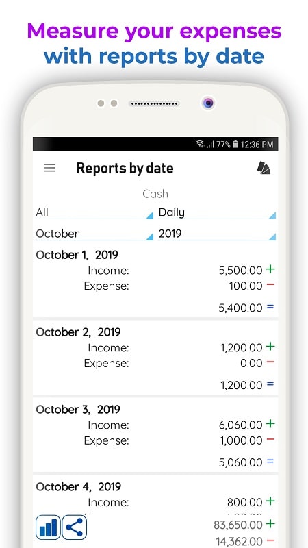 Daily Expenses 3 スクリーンショット 1