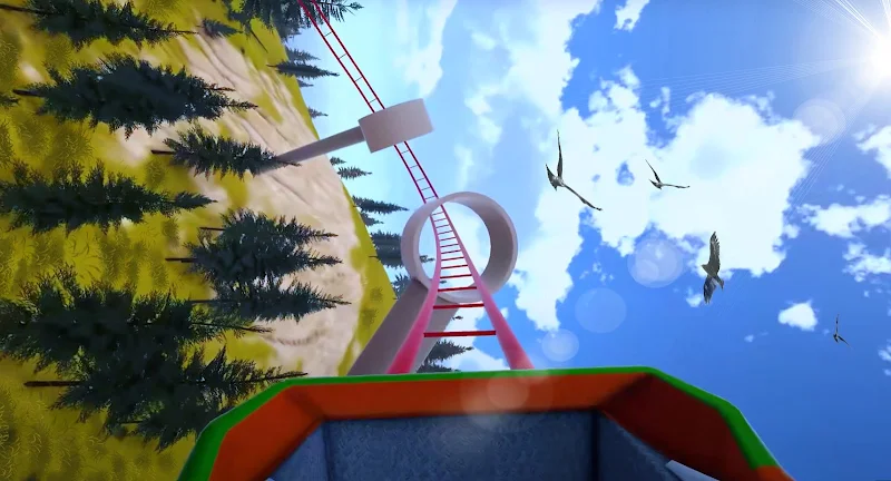 VR Roller Coaster 360 ဖန်သားပြင်ဓာတ်ပုံ 1