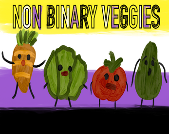 Non Binary Vegetables (The Veggie Dating Sim) Captura de tela 0