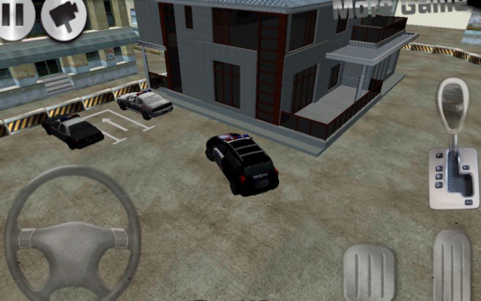 3D police car parking 스크린샷 2