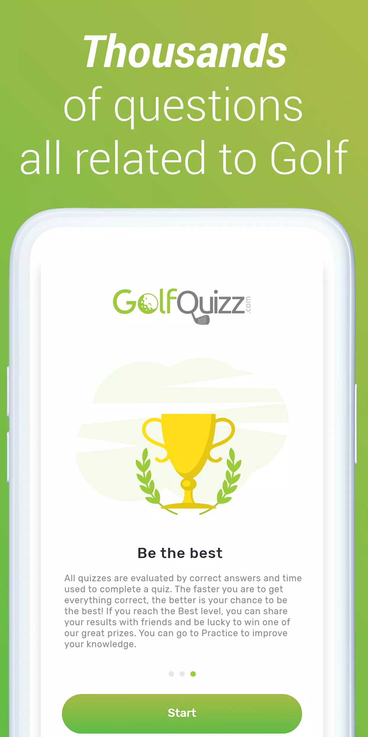 GolfQuizz Captura de pantalla 2