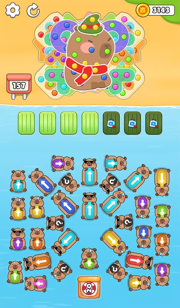 Capybara Mania: Jam Escape Zrzut ekranu 2