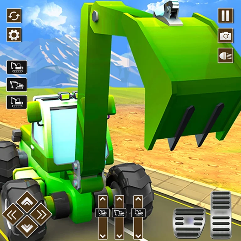 Construction Excavator Sim 3D Screenshot 2