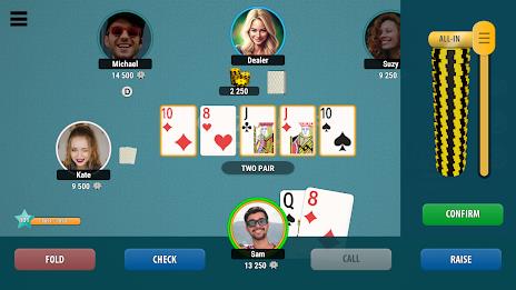 Kindza Poker - Texas Holdem Schermafbeelding 2