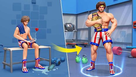 Slap & Punch:Gym Fighting Game Capture d'écran 0