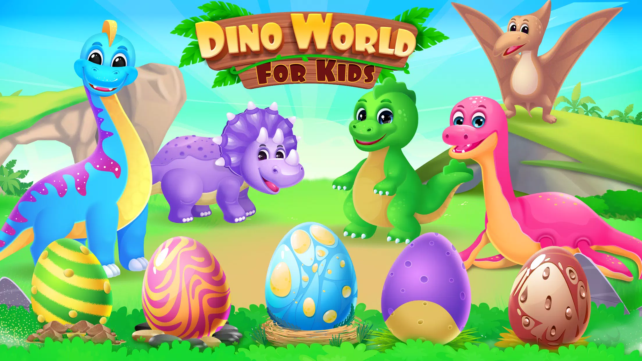 Dino World Jurassic for Kids ဖန်သားပြင်ဓာတ်ပုံ 0